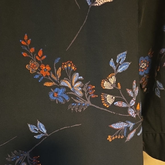 H&M Dark Dress with Colorful Floral Pattern - Picture 3 of 4